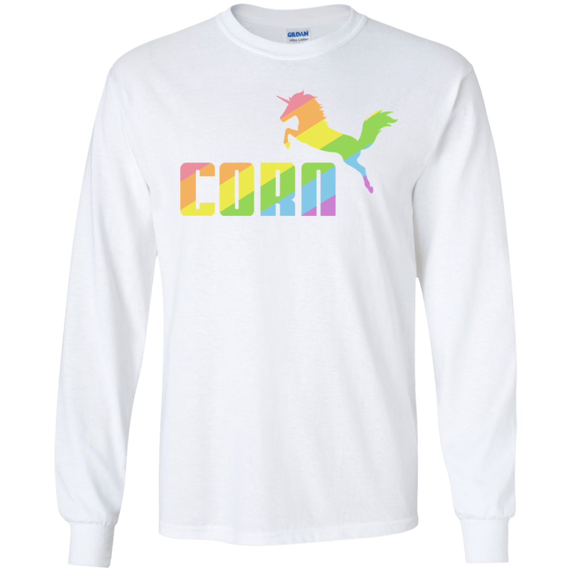 T-Shirts White / S Corn Men's Long Sleeve T-Shirt