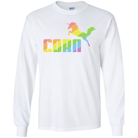 T-Shirts White / S Corn Men's Long Sleeve T-Shirt