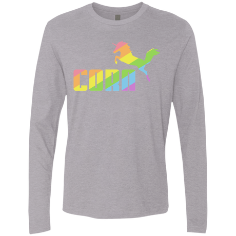T-Shirts Heather Grey / S Corn Men's Premium Long Sleeve