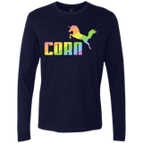 T-Shirts Midnight Navy / S Corn Men's Premium Long Sleeve
