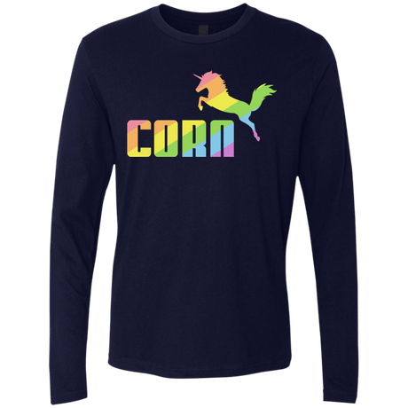 T-Shirts Midnight Navy / S Corn Men's Premium Long Sleeve
