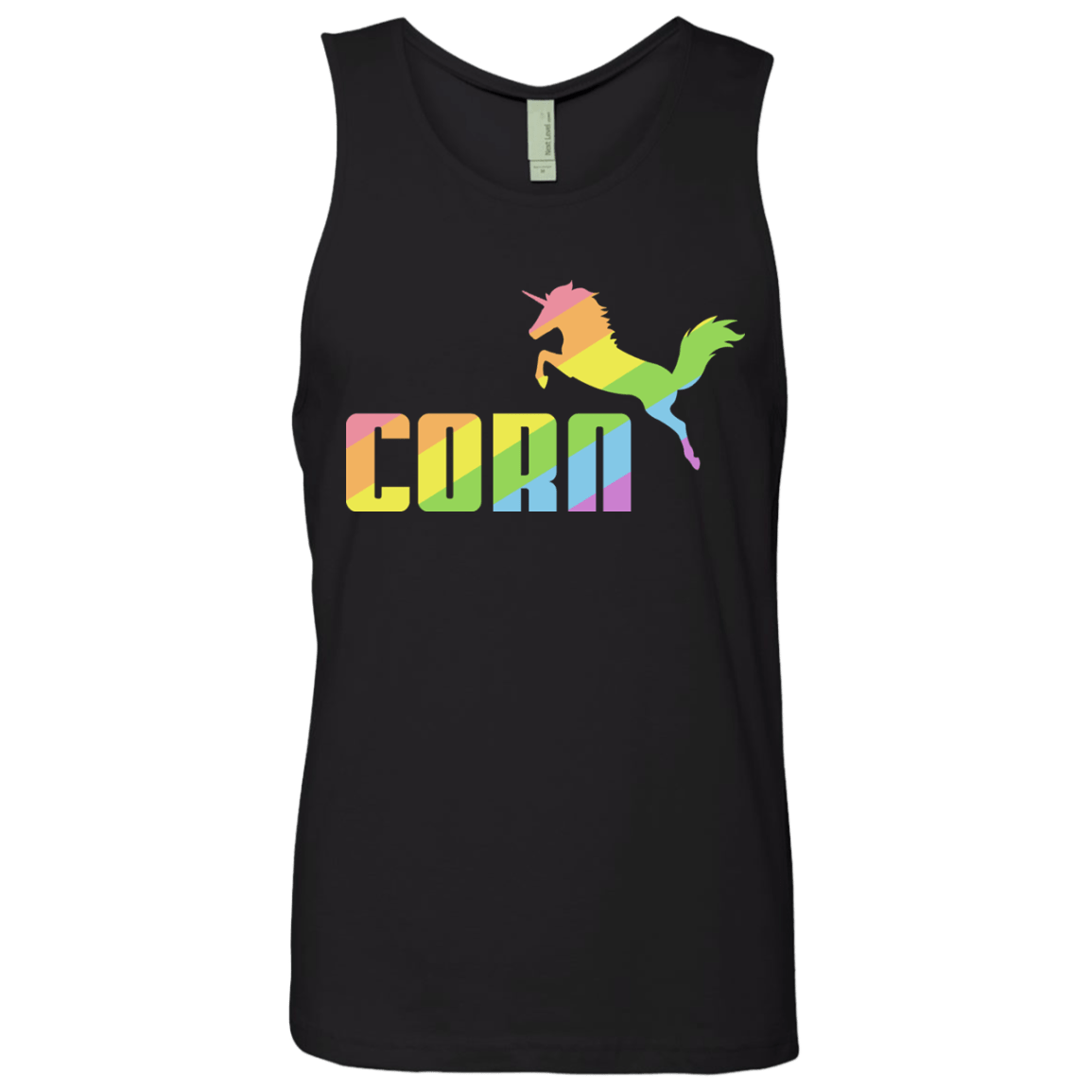 T-Shirts Black / S Corn Men's Premium Tank Top
