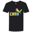 T-Shirts Black / X-Small Corn Men's Premium V-Neck
