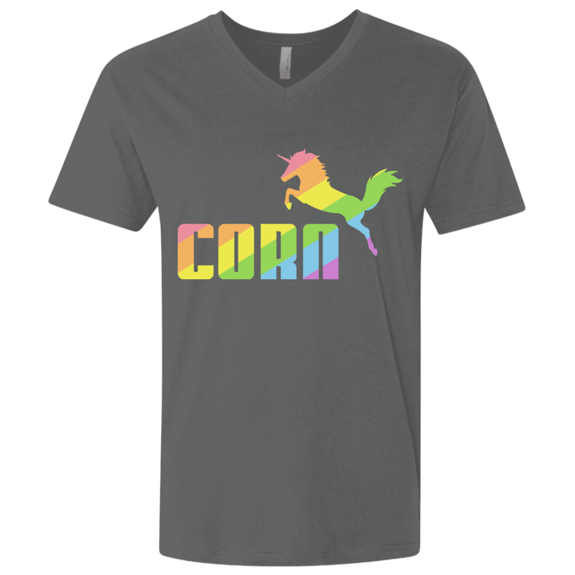 T-Shirts Heavy Metal / X-Small Corn Men's Premium V-Neck
