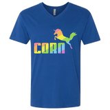 T-Shirts Royal / X-Small Corn Men's Premium V-Neck