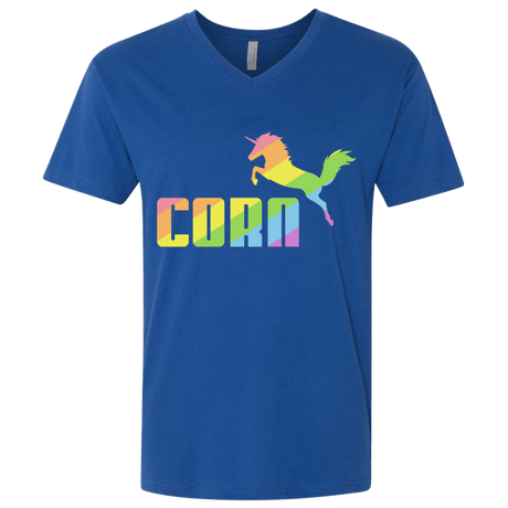 T-Shirts Royal / X-Small Corn Men's Premium V-Neck