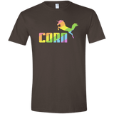T-Shirts Dark Chocolate / S Corn Men's Semi-Fitted Softstyle