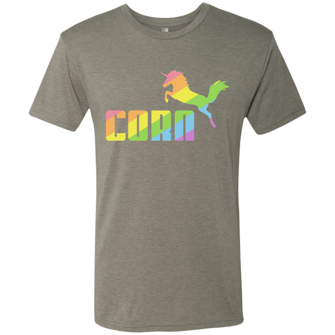 T-Shirts Venetian Grey / S Corn Men's Triblend T-Shirt