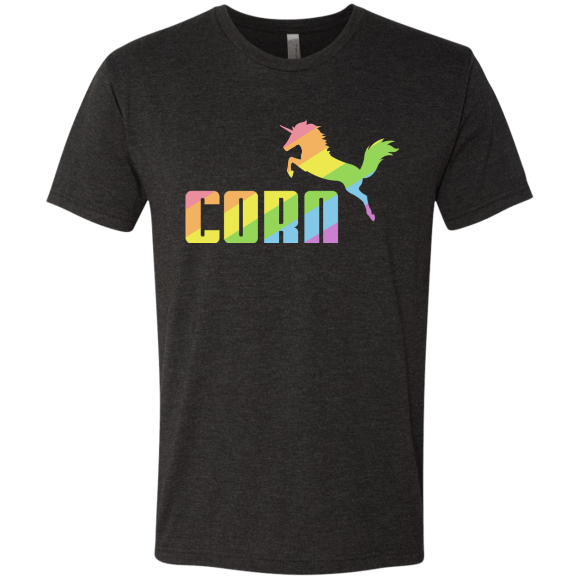 T-Shirts Vintage Black / S Corn Men's Triblend T-Shirt