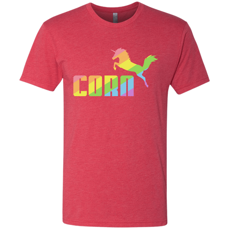 T-Shirts Vintage Red / S Corn Men's Triblend T-Shirt