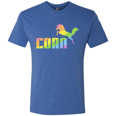 T-Shirts Vintage Royal / S Corn Men's Triblend T-Shirt