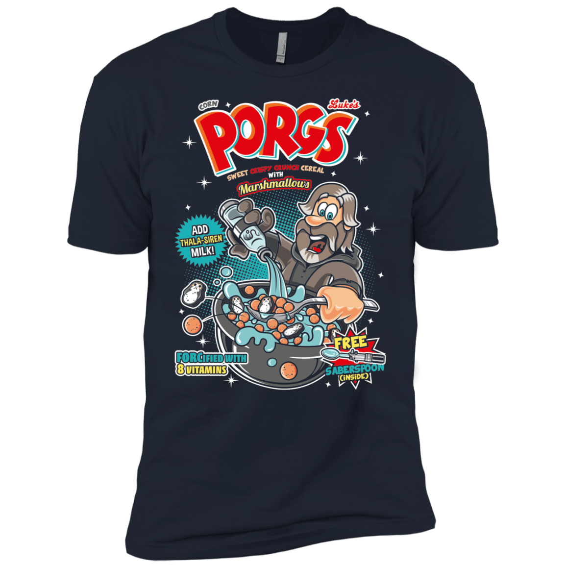 T-Shirts Midnight Navy / YXS Corn Porgs Boys Premium T-Shirt