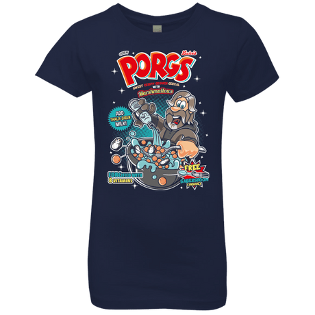 T-Shirts Midnight Navy / YXS Corn Porgs Girls Premium T-Shirt