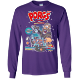 T-Shirts Purple / S Corn Porgs Men's Long Sleeve T-Shirt