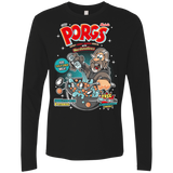T-Shirts Black / S Corn Porgs Men's Premium Long Sleeve