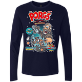 T-Shirts Midnight Navy / S Corn Porgs Men's Premium Long Sleeve