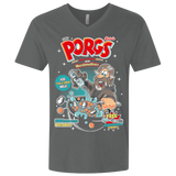 T-Shirts Heavy Metal / X-Small Corn Porgs Men's Premium V-Neck