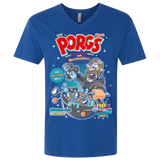 T-Shirts Royal / X-Small Corn Porgs Men's Premium V-Neck