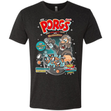 T-Shirts Vintage Black / S Corn Porgs Men's Triblend T-Shirt