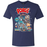 T-Shirts Vintage Navy / S Corn Porgs Men's Triblend T-Shirt