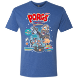 T-Shirts Vintage Royal / S Corn Porgs Men's Triblend T-Shirt