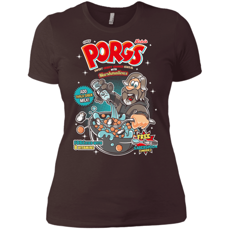 T-Shirts Dark Chocolate / X-Small Corn Porgs Women's Premium T-Shirt