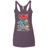 Corn Porgs Women's Triblend Racerback Tank