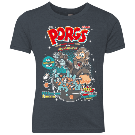 T-Shirts Vintage Navy / YXS Corn Porgs Youth Triblend T-Shirt