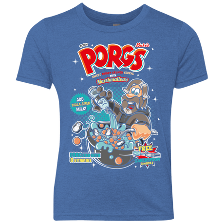 T-Shirts Vintage Royal / YXS Corn Porgs Youth Triblend T-Shirt