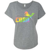 T-Shirts Premium Heather / X-Small Corn Triblend Dolman Sleeve