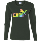 T-Shirts Forest / S Corn Women's Long Sleeve T-Shirt