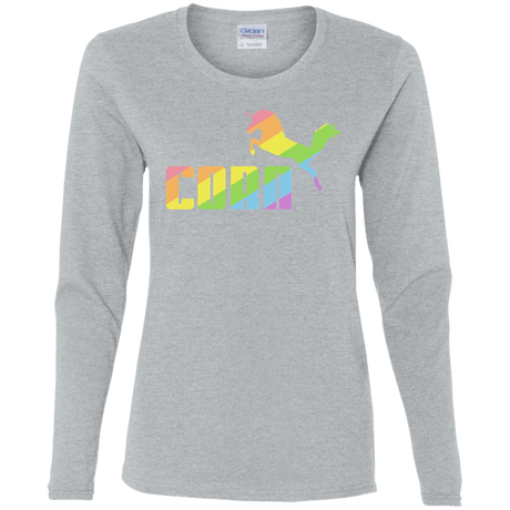 T-Shirts Sport Grey / S Corn Women's Long Sleeve T-Shirt