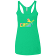 T-Shirts Envy / X-Small Corn Women's Triblend Racerback Tank