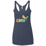 T-Shirts Vintage Navy / X-Small Corn Women's Triblend Racerback Tank