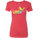 T-Shirts Vintage Red / S Corn Women's Triblend T-Shirt