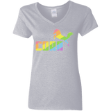 T-Shirts Sport Grey / S Corn Women's V-Neck T-Shirt