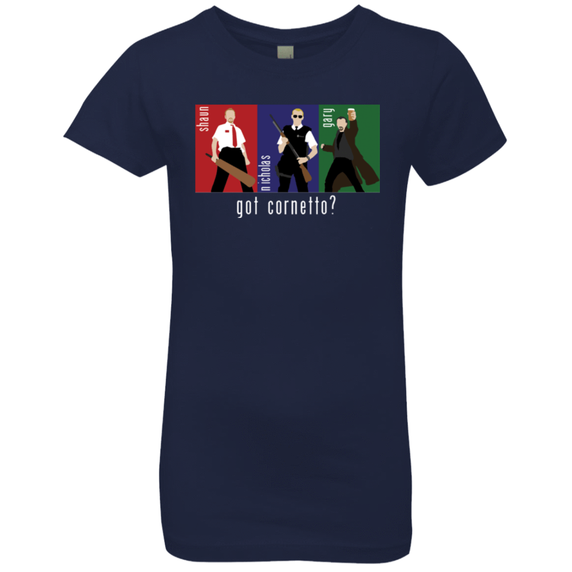 T-Shirts Midnight Navy / YXS Cornetto Girls Premium T-Shirt