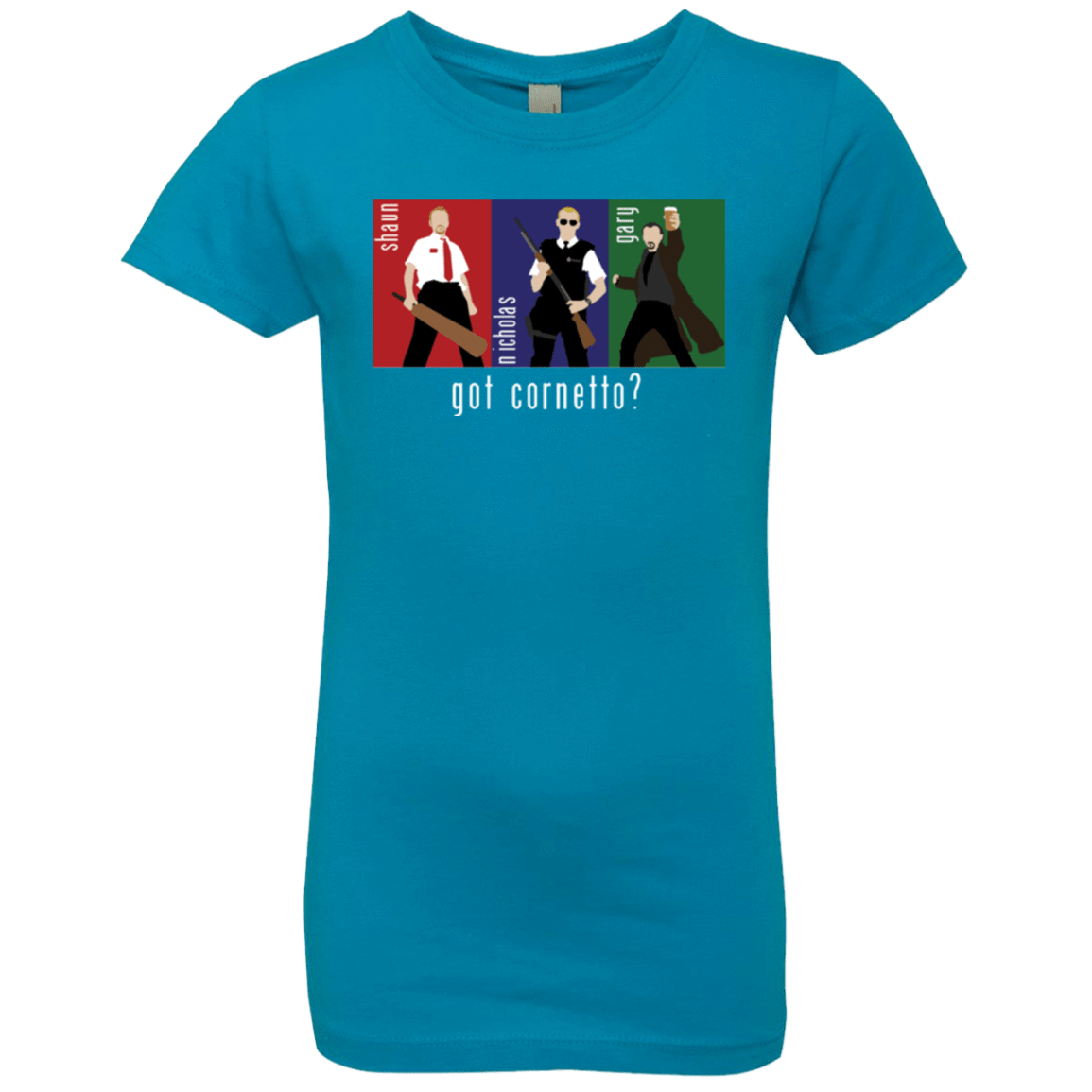 T-Shirts Turquoise / YXS Cornetto Girls Premium T-Shirt