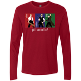 T-Shirts Cardinal / Small Cornetto Men's Premium Long Sleeve