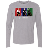 T-Shirts Heather Grey / Small Cornetto Men's Premium Long Sleeve