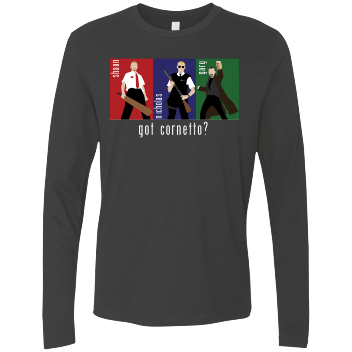 T-Shirts Heavy Metal / Small Cornetto Men's Premium Long Sleeve