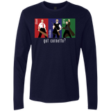 T-Shirts Midnight Navy / Small Cornetto Men's Premium Long Sleeve