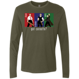T-Shirts Military Green / Small Cornetto Men's Premium Long Sleeve