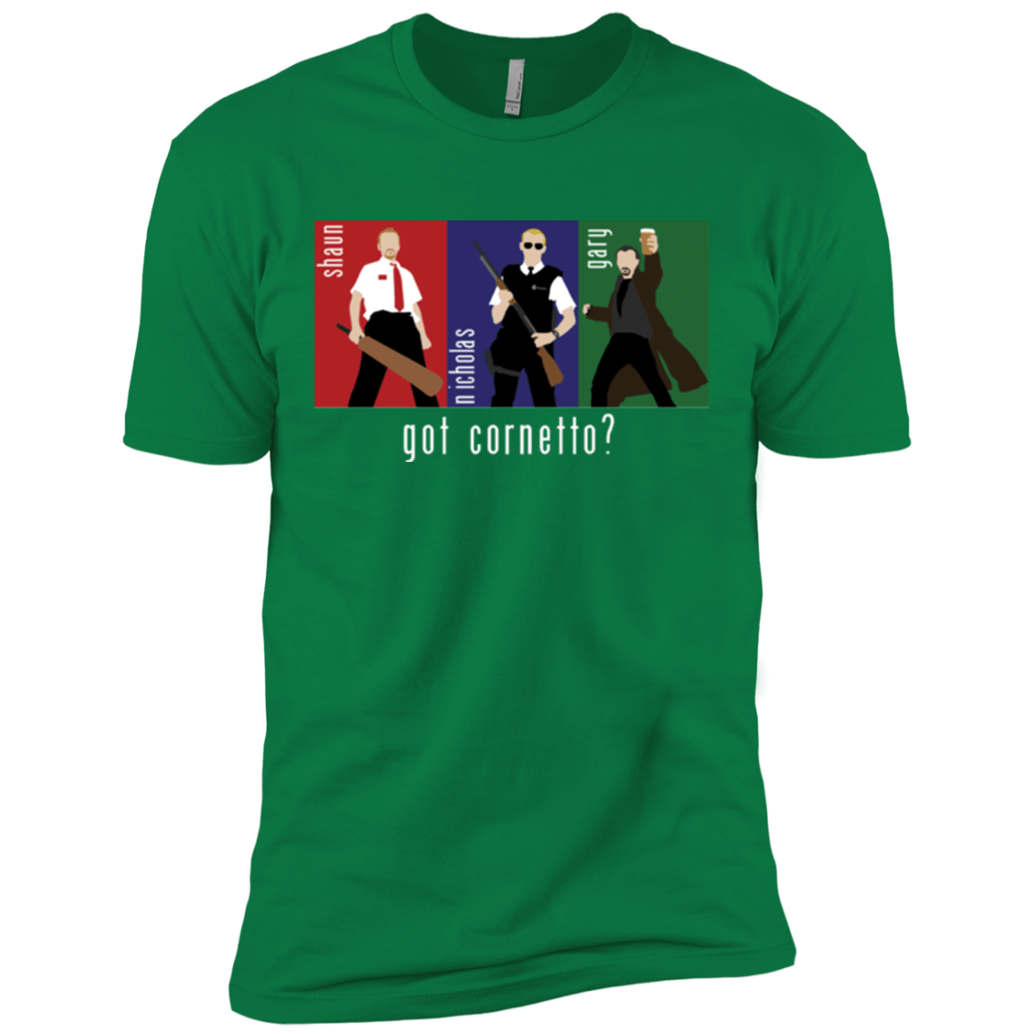 T-Shirts Kelly Green / X-Small Cornetto Men's Premium T-Shirt