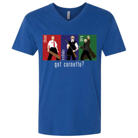 T-Shirts Royal / X-Small Cornetto Men's Premium V-Neck