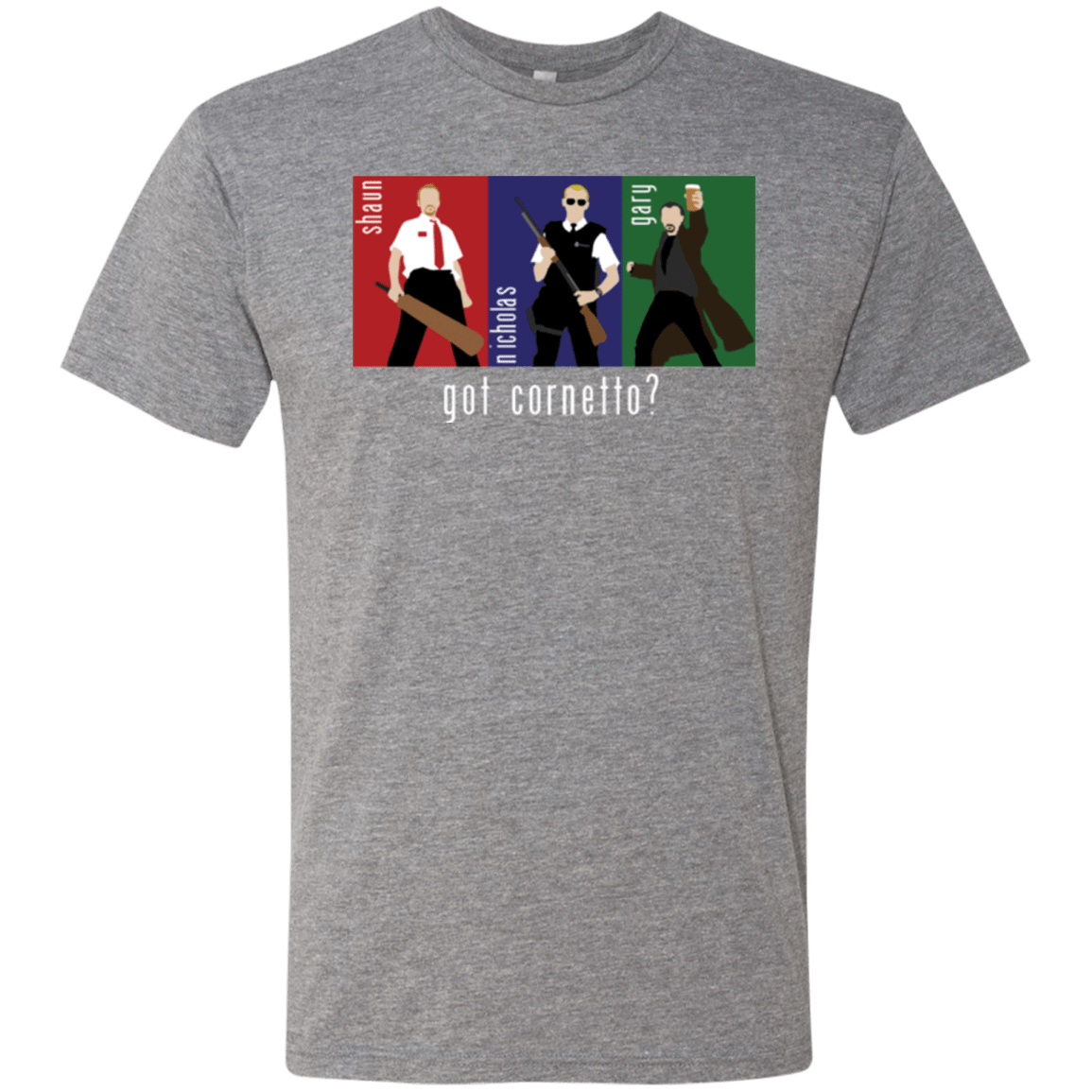 T-Shirts Premium Heather / Small Cornetto Men's Triblend T-Shirt