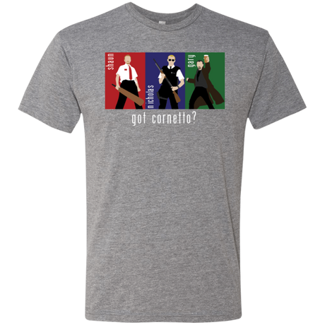 T-Shirts Premium Heather / Small Cornetto Men's Triblend T-Shirt