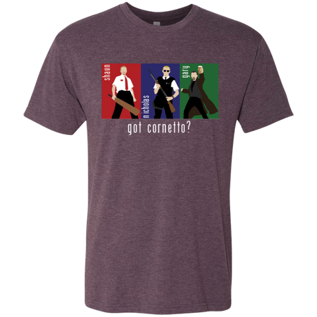 T-Shirts Vintage Purple / Small Cornetto Men's Triblend T-Shirt
