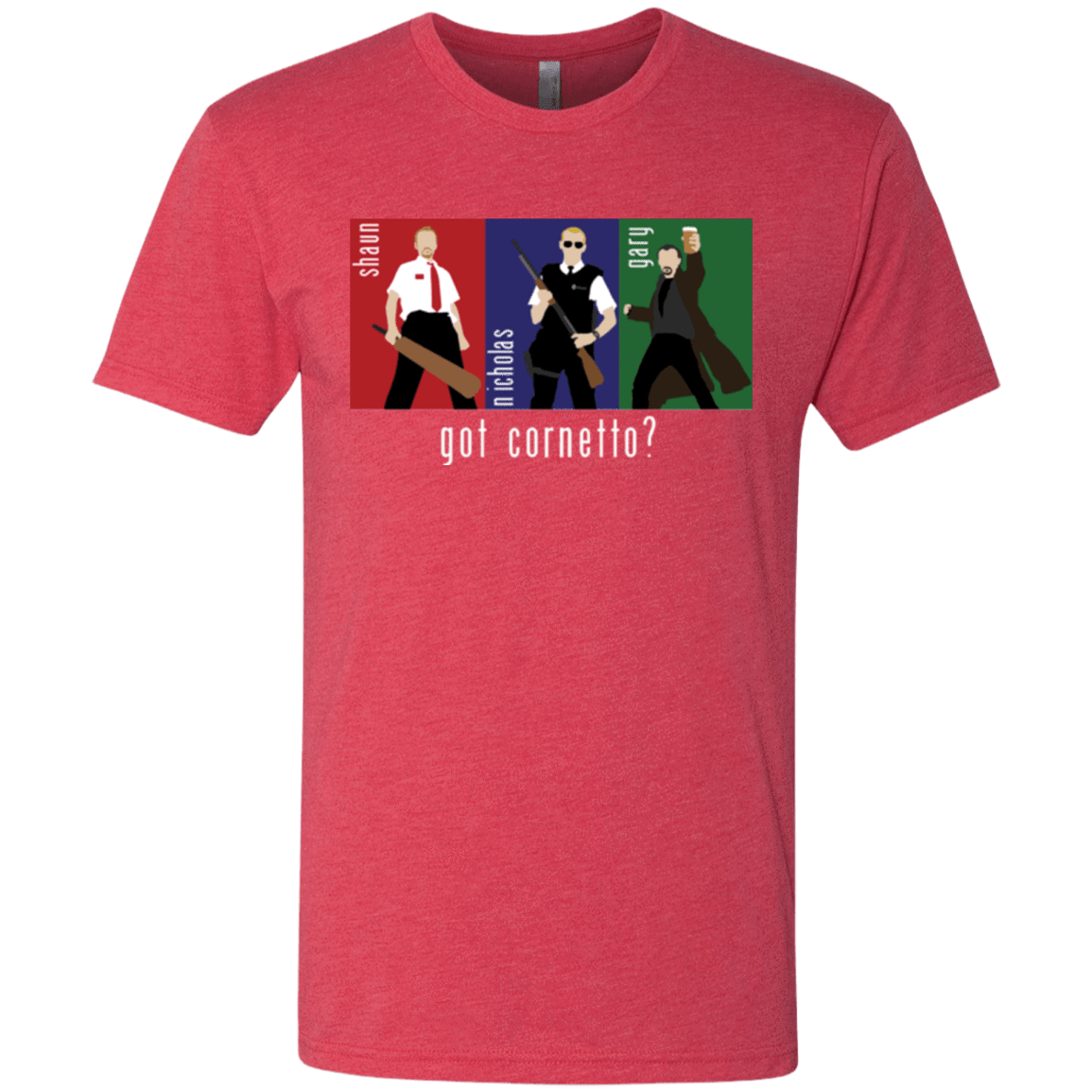 T-Shirts Vintage Red / Small Cornetto Men's Triblend T-Shirt