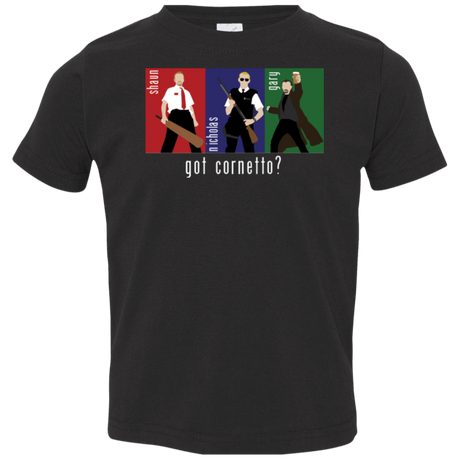 T-Shirts Black / 2T Cornetto Toddler Premium T-Shirt